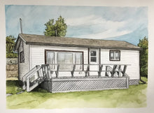Load image into Gallery viewer, Watercolour Home Portrait