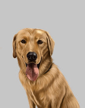 Load image into Gallery viewer, Coloured Pet Portrait - Digital